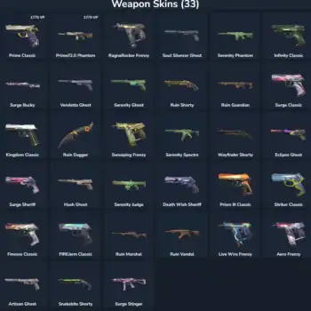 33 Skins Inactive | LATAM 🎯