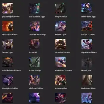 109 Skins Mail Access | SEA