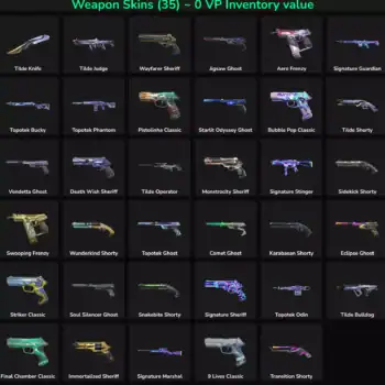 35 Skins Inactive | EU 🇪🇺