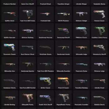 55 Skins Inactive | EU 🇪🇺