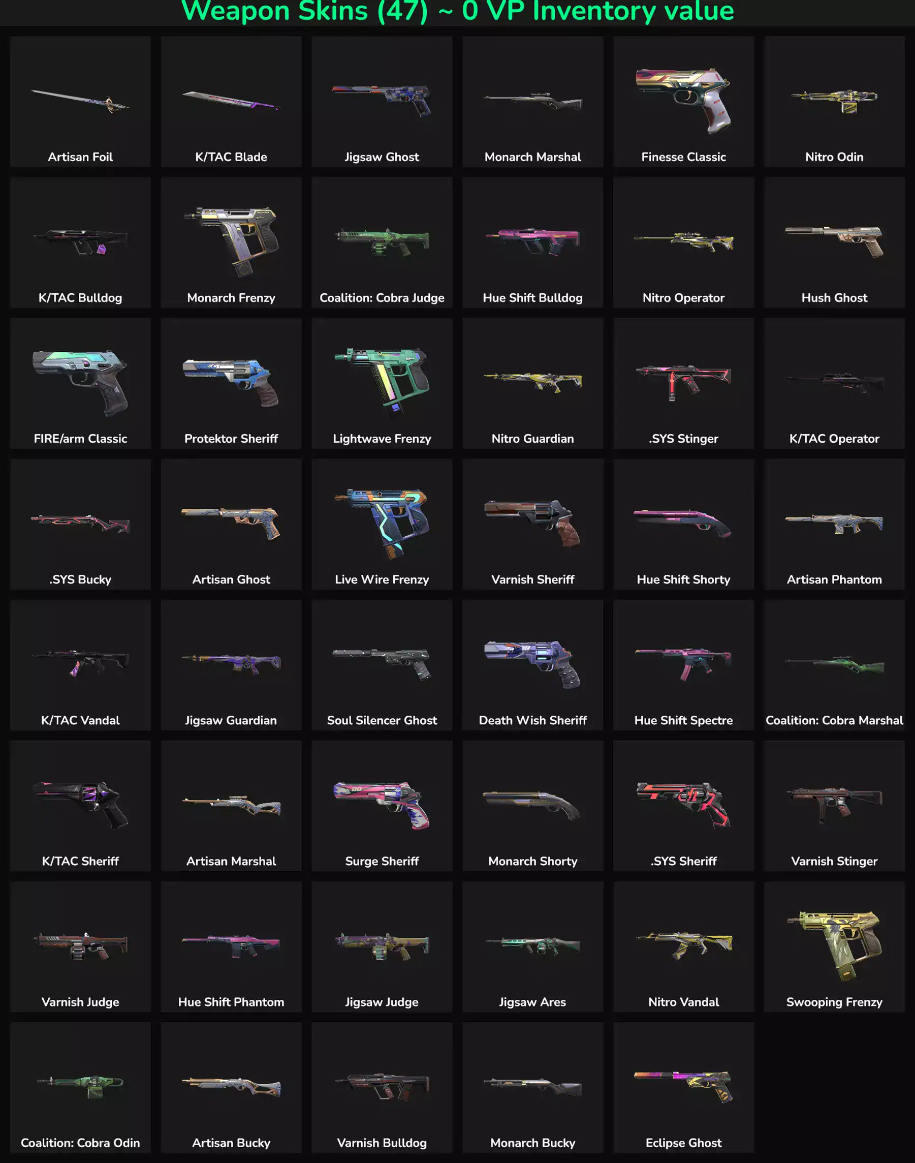 Inactive Valorant & Fortnite skins for gaming accounts in NA 🇺🇸.