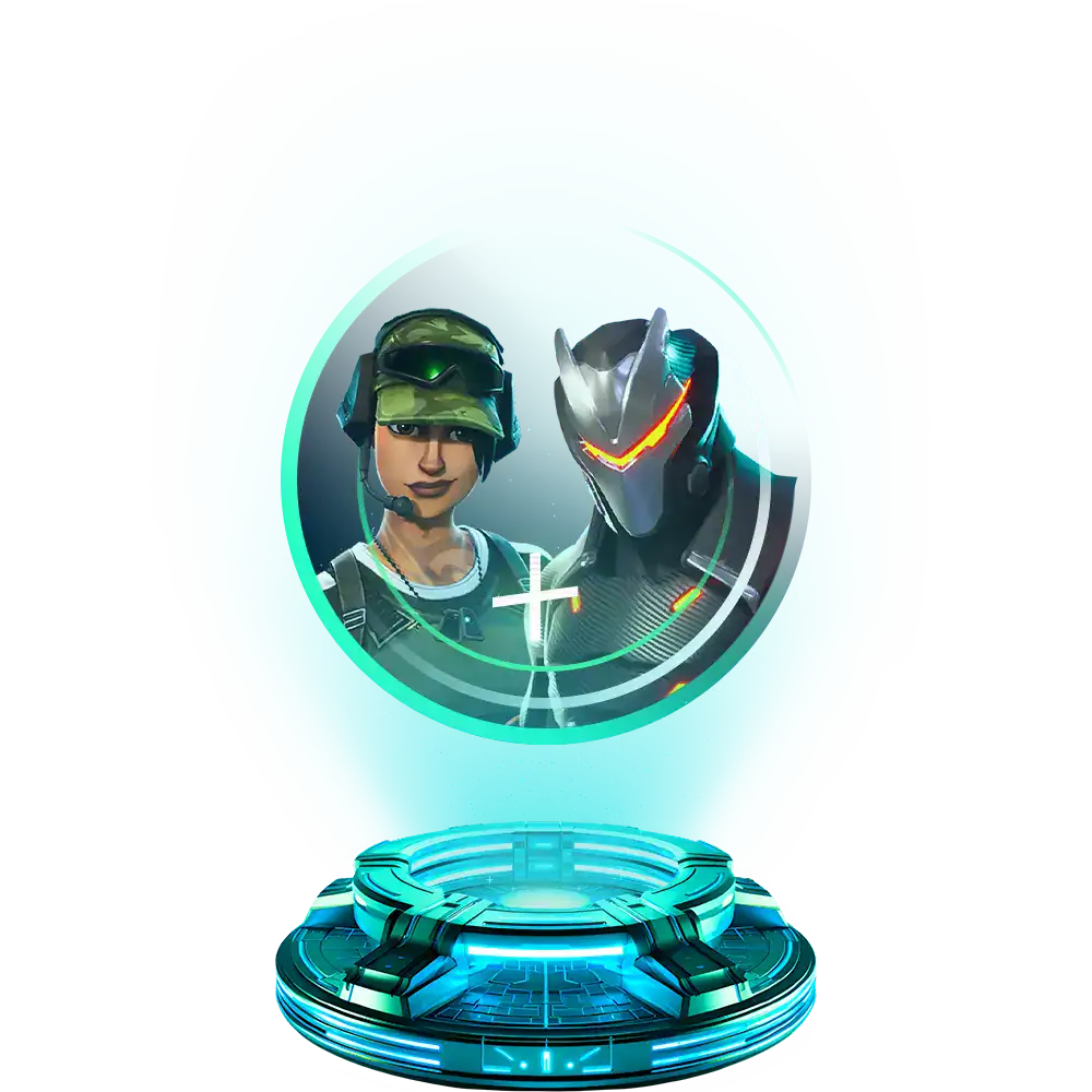 Premium Valorant & Fortnite account with exclusive Trailblazer and Omega skins.