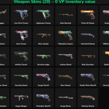 Quality Valorant and Fortnite weapon skins available with mail access. Enhance your gaming experienc.