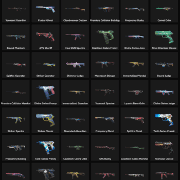 Gaming accounts with Valorant and Fortnite skins, including 124 inactive skins. Perfect for gamers s.