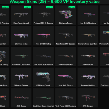 29 Skins Inactive | NA 🇺🇸