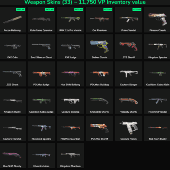 33 Skins Inactive | EU 🇪🇺