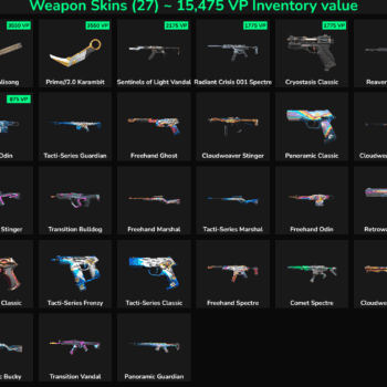 27 Skins Inactive | NA 🇺🇸