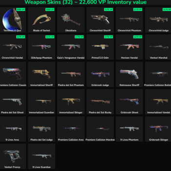 Quality Valorant skins and accounts with mail access for gaming enthusiasts.