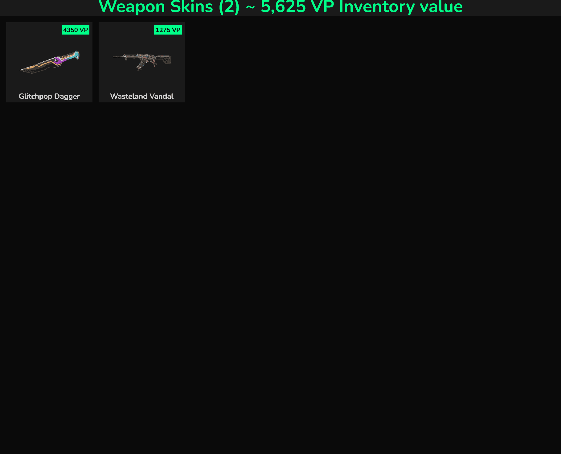 2 Skins Inactive | NA 🇺🇸