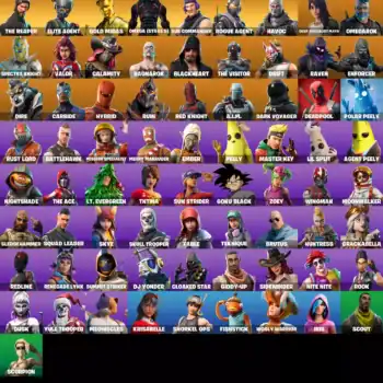 [PC] 73 skins | The Reaper | Elite Agent | Gold Midas | Omega (stage 5) | Sub Commander | Rogue Agent | Havoc | Gear Specialist Maya | Omegarok | 550 VB