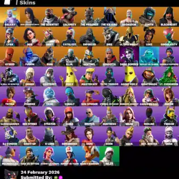 [PC] 69 skins | Galaxy | Gear Specialist Maya | The Scientist | Calamity | The Prisoner | The Ice King | Ragnarok | Zenith | Blackheart | Lynx | 1150 VB