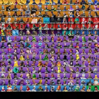 A collage of 241 Valorant skins featuring popular characters and weapon designs.