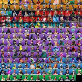 Quality gaming account skins featuring Midas, Naruto, Galaxy Scout, and more.