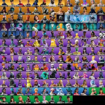 Quality gaming skins for Valorant and Fortnite accounts, including OG STW, Unchained Ramirez, and mo.