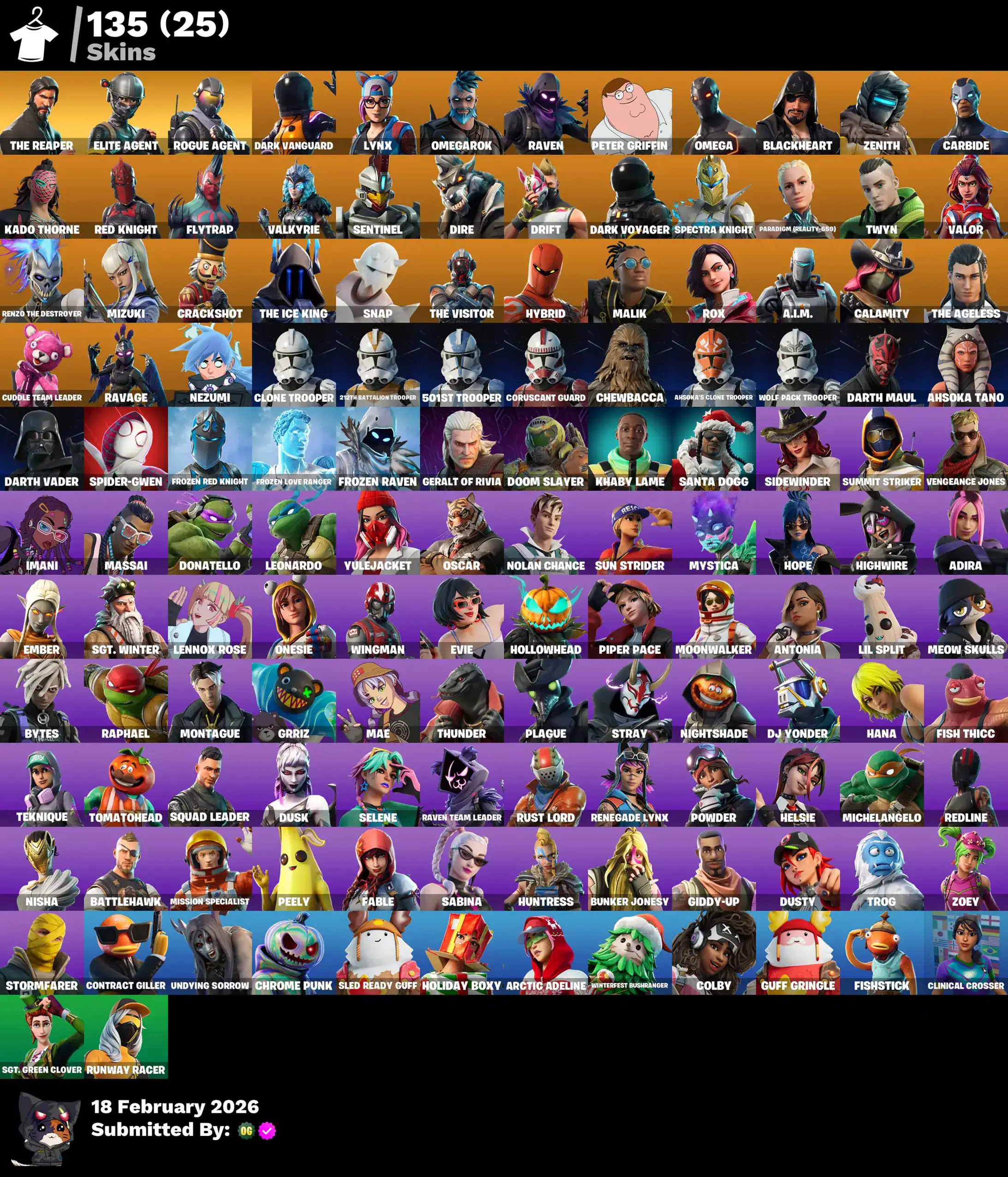 Quality Fortnite and Valorant accounts with rare skins and characters.