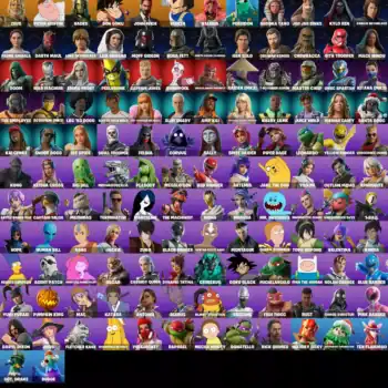 [PC] 100,000+ V-Bucks inventory 134 skins | Master Chief | Zeus | Peter Griffin | Hades | Son Goku | John Wick | Vegeta | Valeria | Poseidon | Ahsoka Tano | Jar Jar Binks | 450 VB