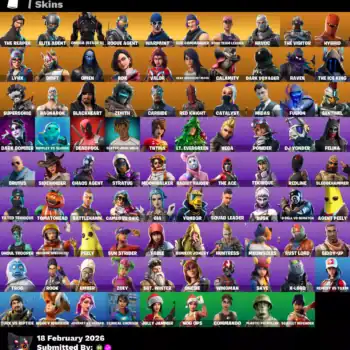 Quality gaming accounts featuring 89 skins, including The Reaper, Elite Agent, Omega, and more.