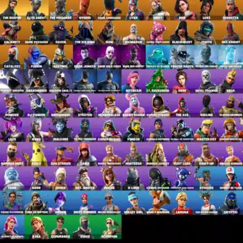 Quality Valorant and Fortnite skins collection with popular characters and styles.
