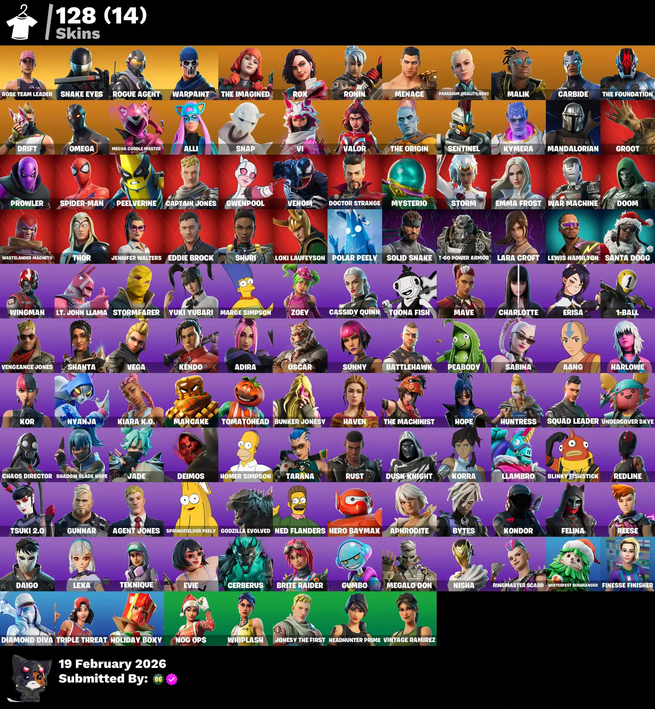 Quality gaming skins featuring popular Valorant agents and Fortnite characters, including Snake Eyes.