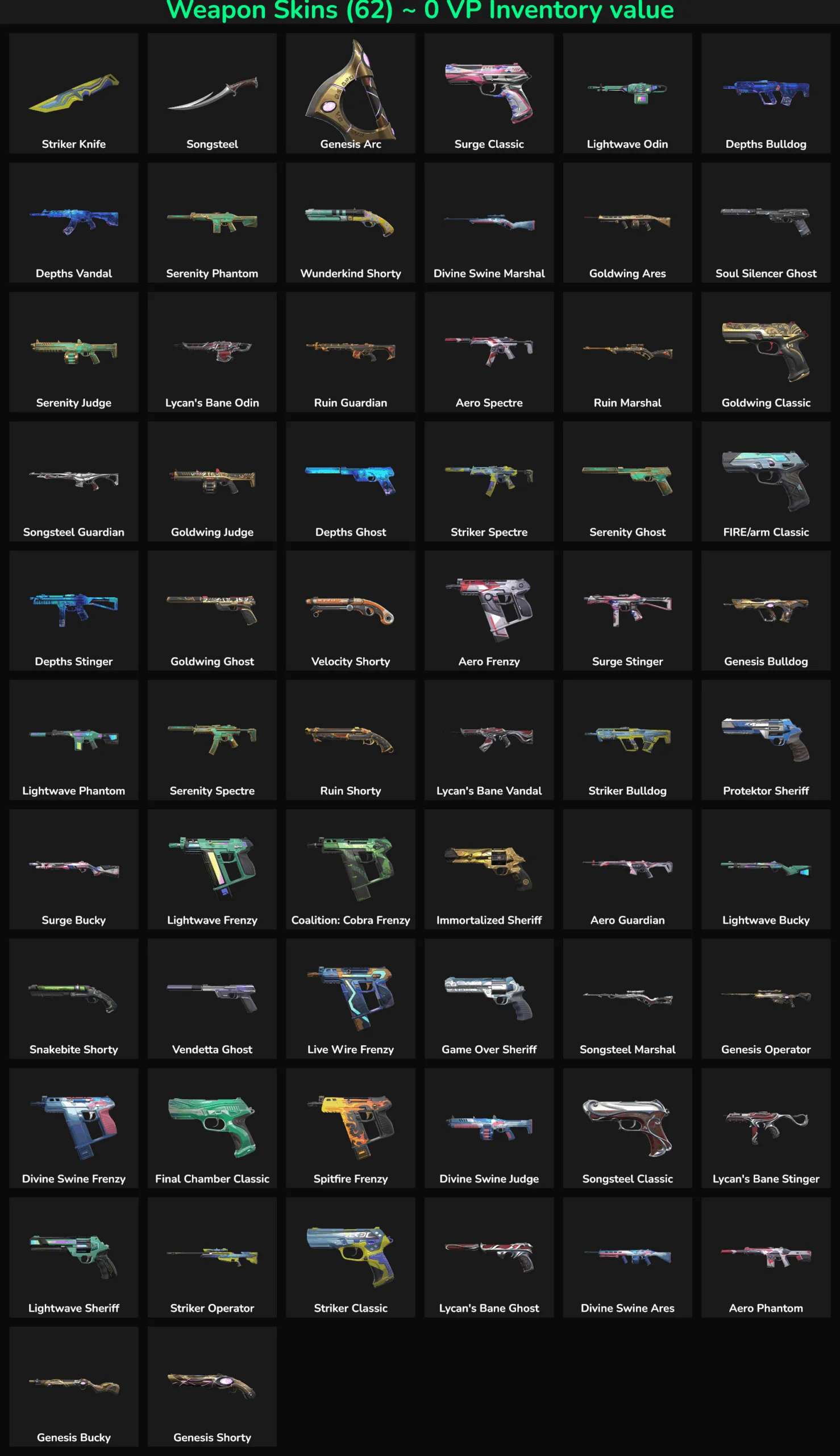 Fortnite skins list with 62 inactive EU skins for Fortnite accounts. Perfect for collectors and play.