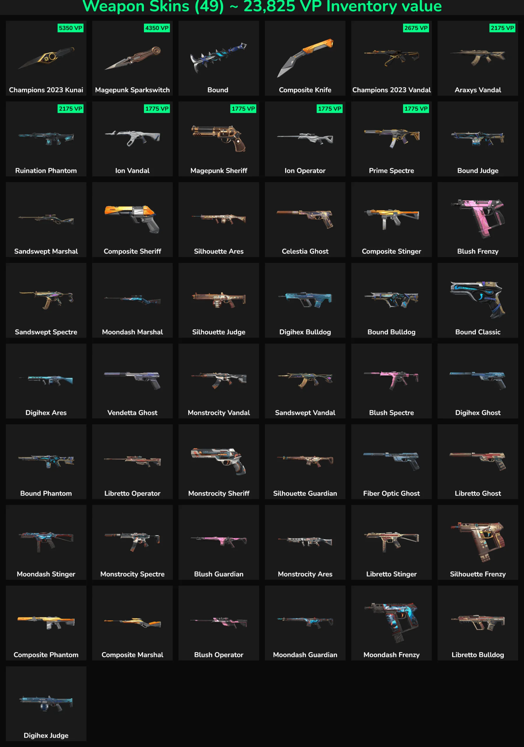 In-game Fortnite skins collection with 49 inactive skins for EU players.