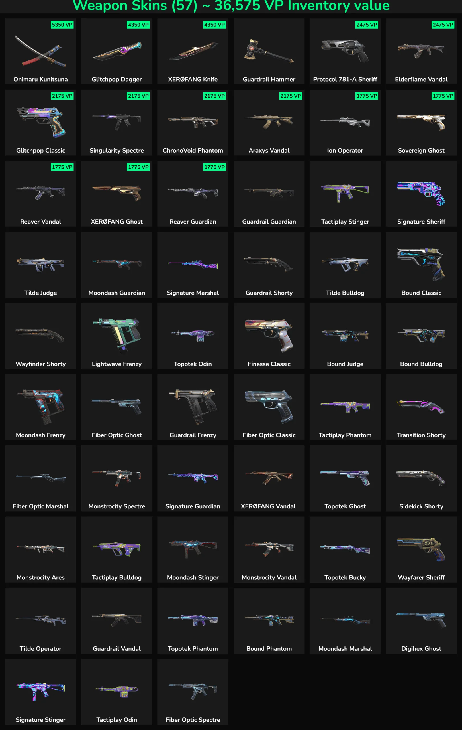 Fortnite inactive skins with weapons and accessories for EU players.